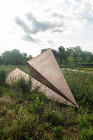 Paper Airplane Sculpture